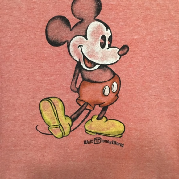 Walt Disney World Mickey Mouse tee woman’s, red, short sleeved - Picture 3 of 4